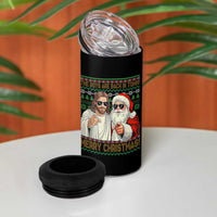 The Boys Are Back in Town Funny Christmas 4 in 1 Can Cooler Tumbler Cool Santa and Jesus Holiday Humor - Wonder Print Shop