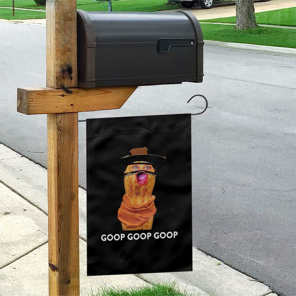 Goop Goop Goop Meme Garden Flag Unhinged Cowboy Peanut Core Weirdos - Wonder Print Shop