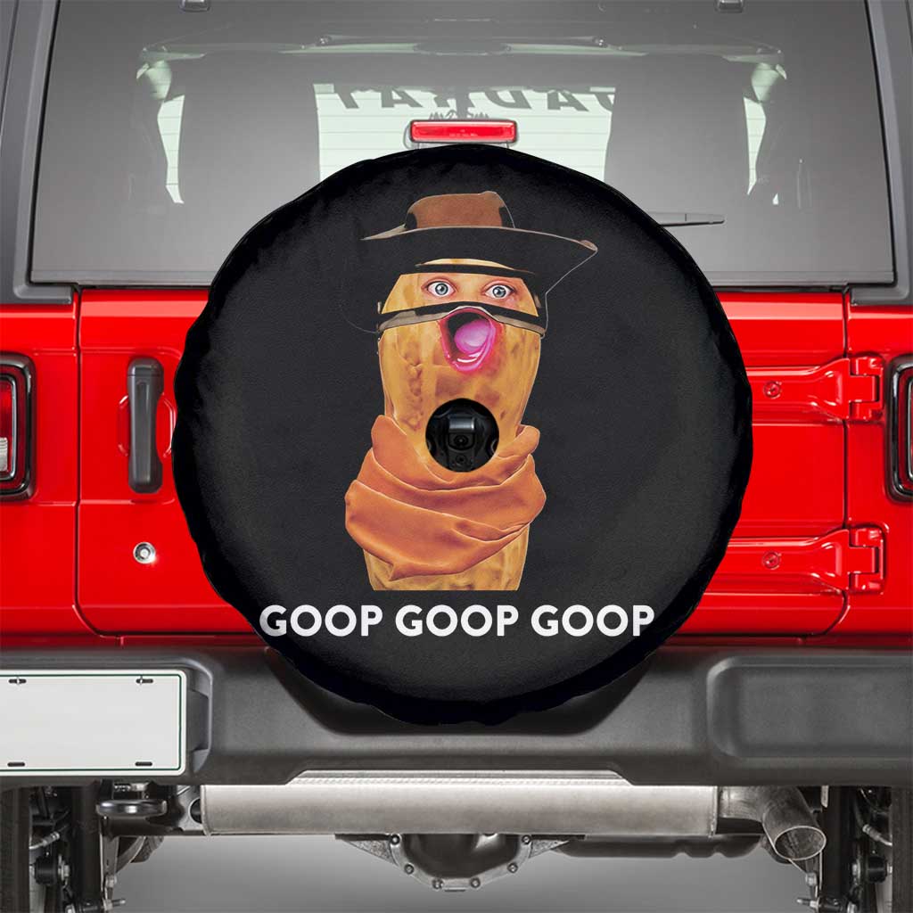Goop Goop Goop Meme Spare Tire Cover Unhinged Cowboy Peanut Core Weirdos - Wonder Print Shop