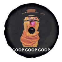 Goop Goop Goop Meme Spare Tire Cover Unhinged Cowboy Peanut Core Weirdos - Wonder Print Shop