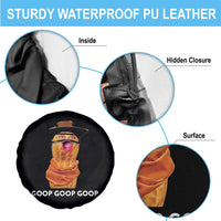 Goop Goop Goop Meme Spare Tire Cover Unhinged Cowboy Peanut Core Weirdos - Wonder Print Shop