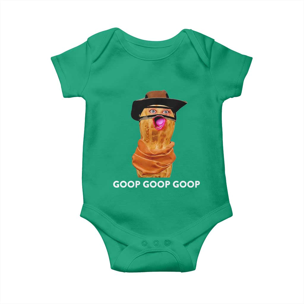 Goop Goop Goop Meme Baby Onesie Unhinged Cowboy Peanut Core Weirdos - Wonder Print Shop