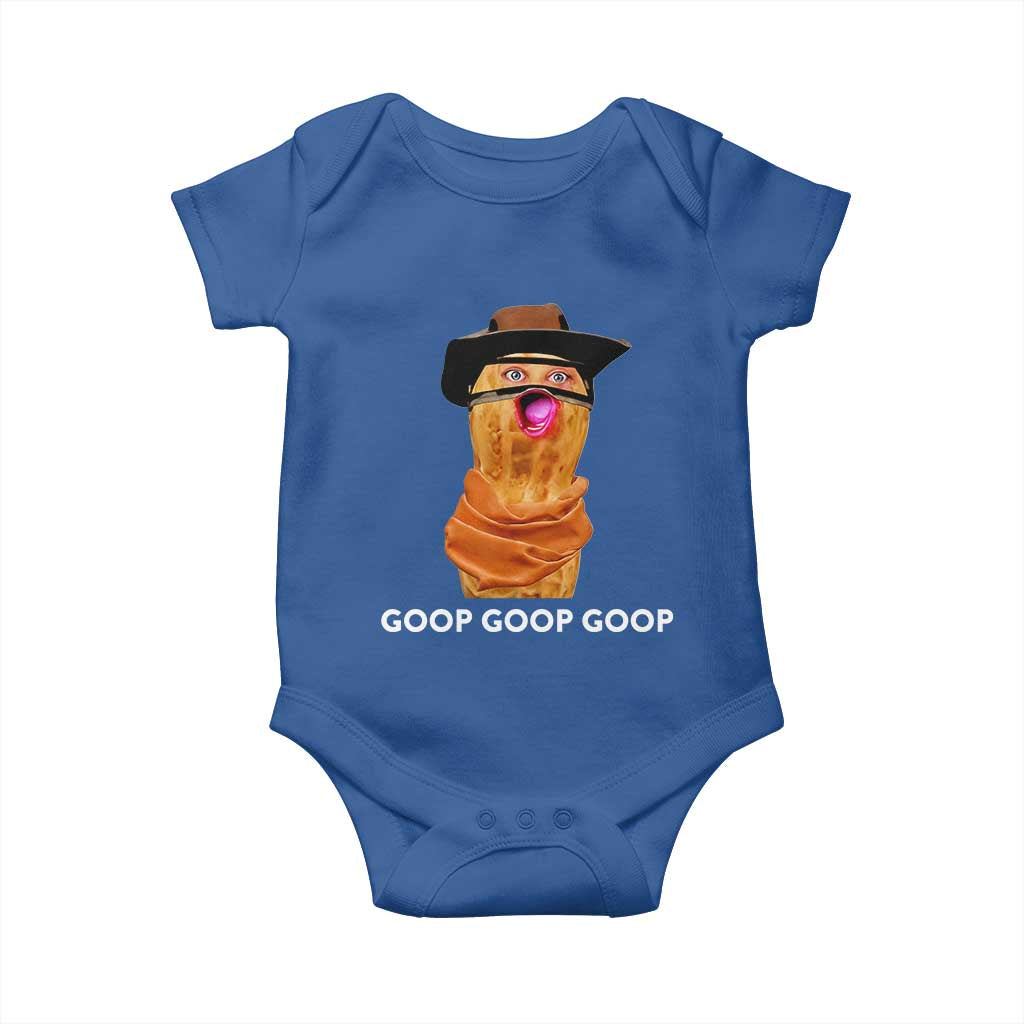 Goop Goop Goop Meme Baby Onesie Unhinged Cowboy Peanut Core Weirdos - Wonder Print Shop
