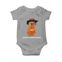 Goop Goop Goop Meme Baby Onesie Unhinged Cowboy Peanut Core Weirdos - Wonder Print Shop