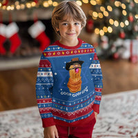 Goop Goop Goop Meme Hanukkah Ugly Sweater Unhinged Cowboy Peanut Core Weirdos - Wonder Print Shop