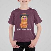 Goop Goop Goop Meme T Shirt For Kid Unhinged Cowboy Peanut Core Weirdos - Wonder Print Shop