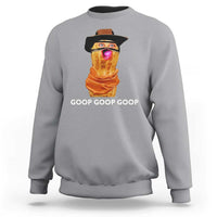 Goop Goop Goop Meme Sweatshirt Unhinged Cowboy Peanut Core Weirdos - Wonder Print Shop