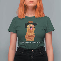 Goop Goop Goop Meme T Shirt For Women Unhinged Cowboy Peanut Core Weirdos - Wonder Print Shop