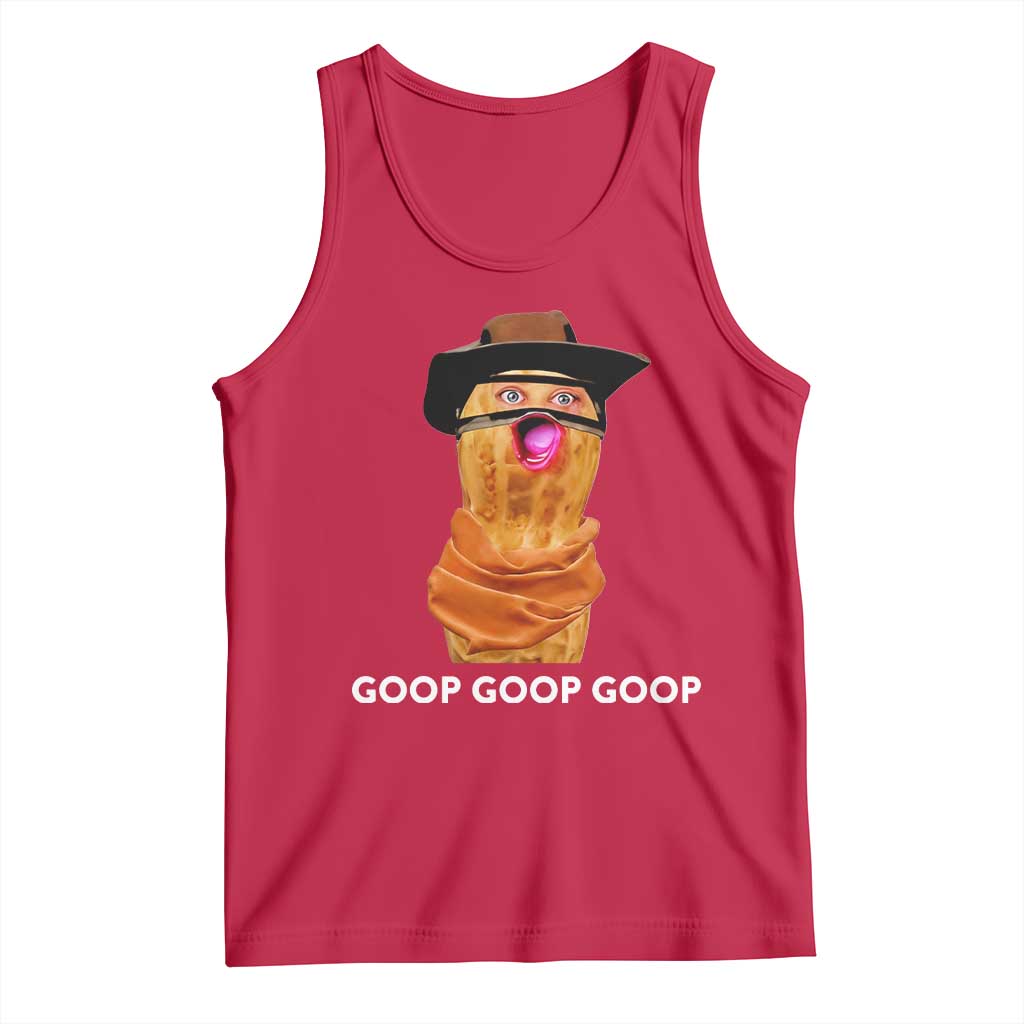Goop Goop Goop Meme Tank Top Unhinged Cowboy Peanut Core Weirdos - Wonder Print Shop