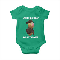 Cowboy Peanut Meme Baby Onesie Live By The Goop Die By The Goop - Wonder Print Shop