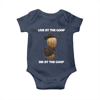 Cowboy Peanut Meme Baby Onesie Live By The Goop Die By The Goop - Wonder Print Shop