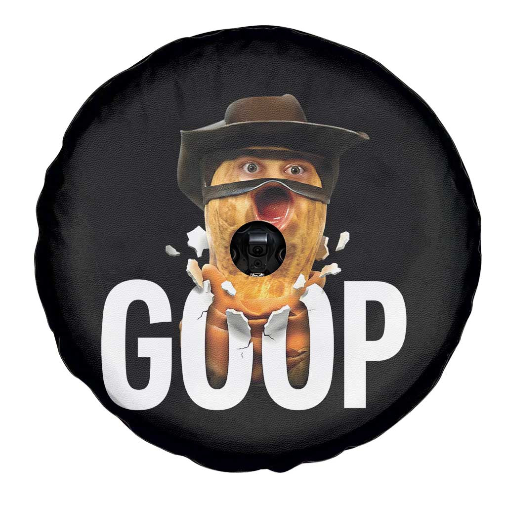 Goop Meme Explosion Spare Tire Cover Screaming Peanut Cowboy Brainrot Energy - Wonder Print Shop