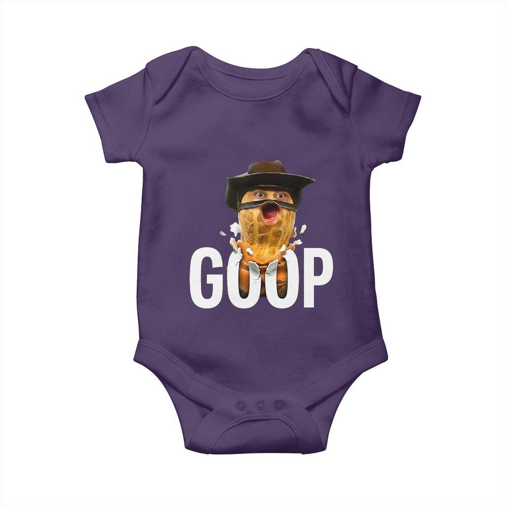 Goop Meme Explosion Baby Onesie Screaming Peanut Cowboy Brainrot Energy - Wonder Print Shop