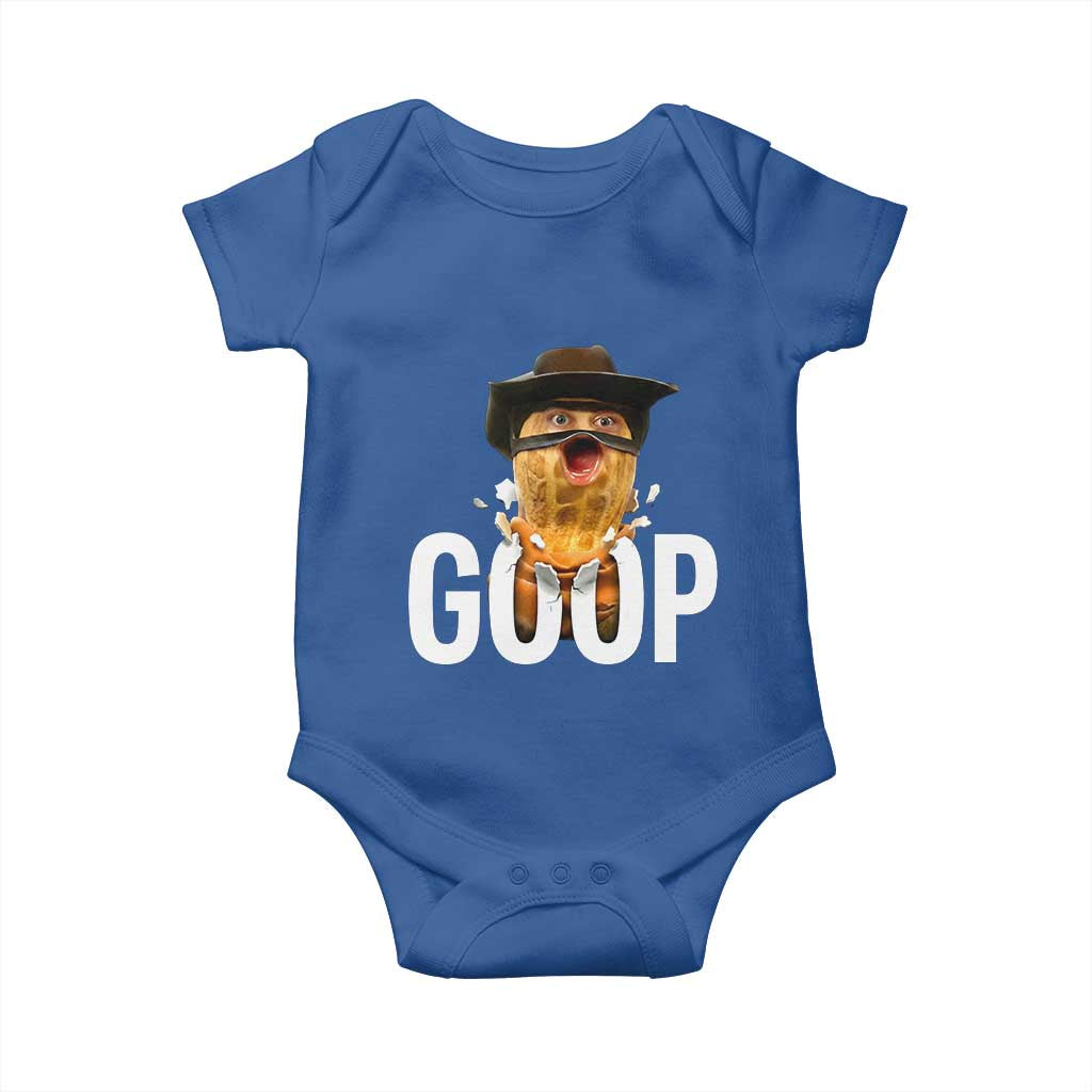 Goop Meme Explosion Baby Onesie Screaming Peanut Cowboy Brainrot Energy - Wonder Print Shop