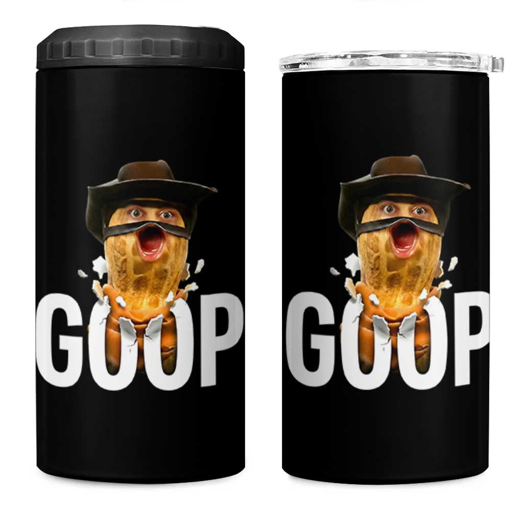 Goop Meme Explosion 4 in 1 Can Cooler Tumbler Screaming Peanut Cowboy Brainrot Energy - Wonder Print Shop