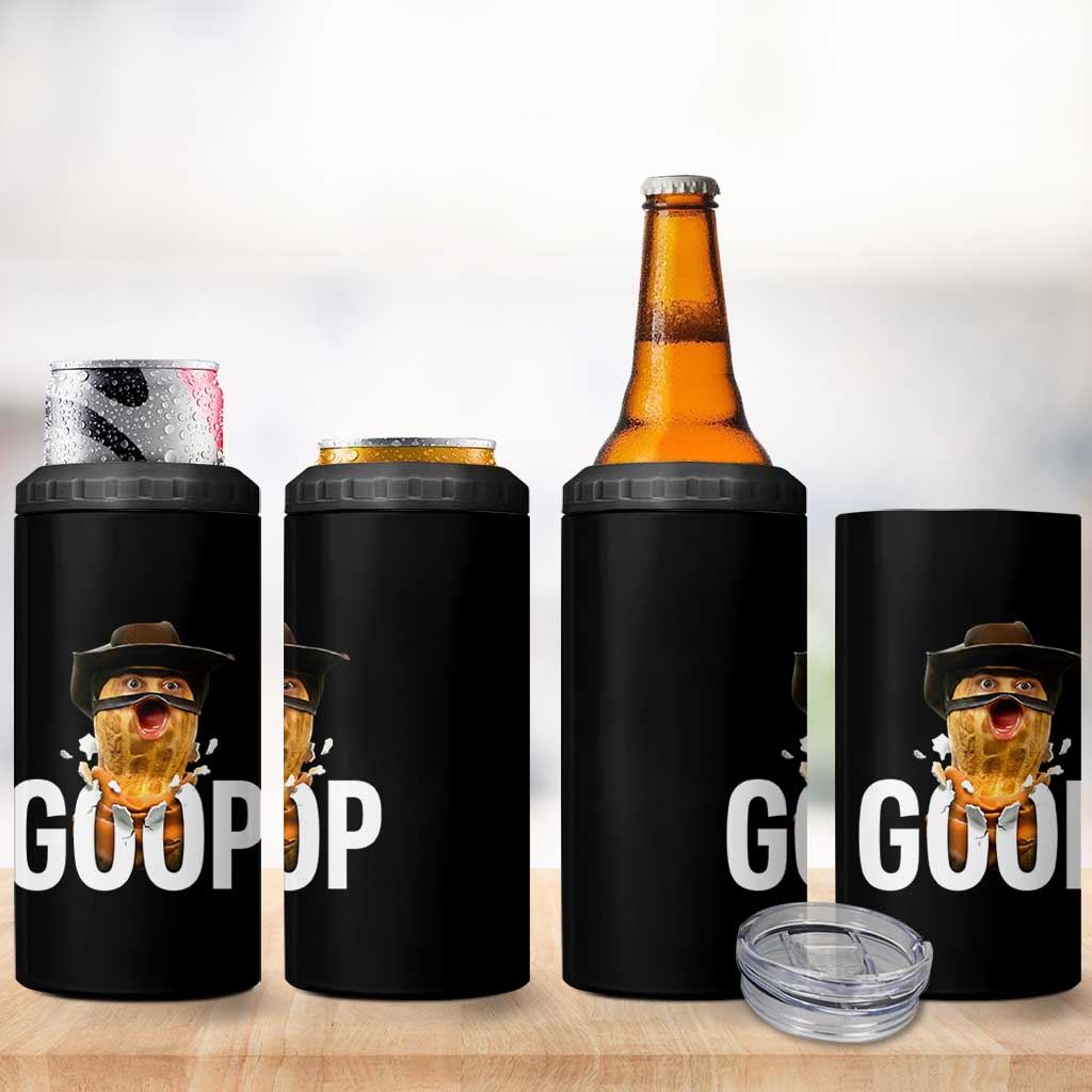 Goop Meme Explosion 4 in 1 Can Cooler Tumbler Screaming Peanut Cowboy Brainrot Energy - Wonder Print Shop