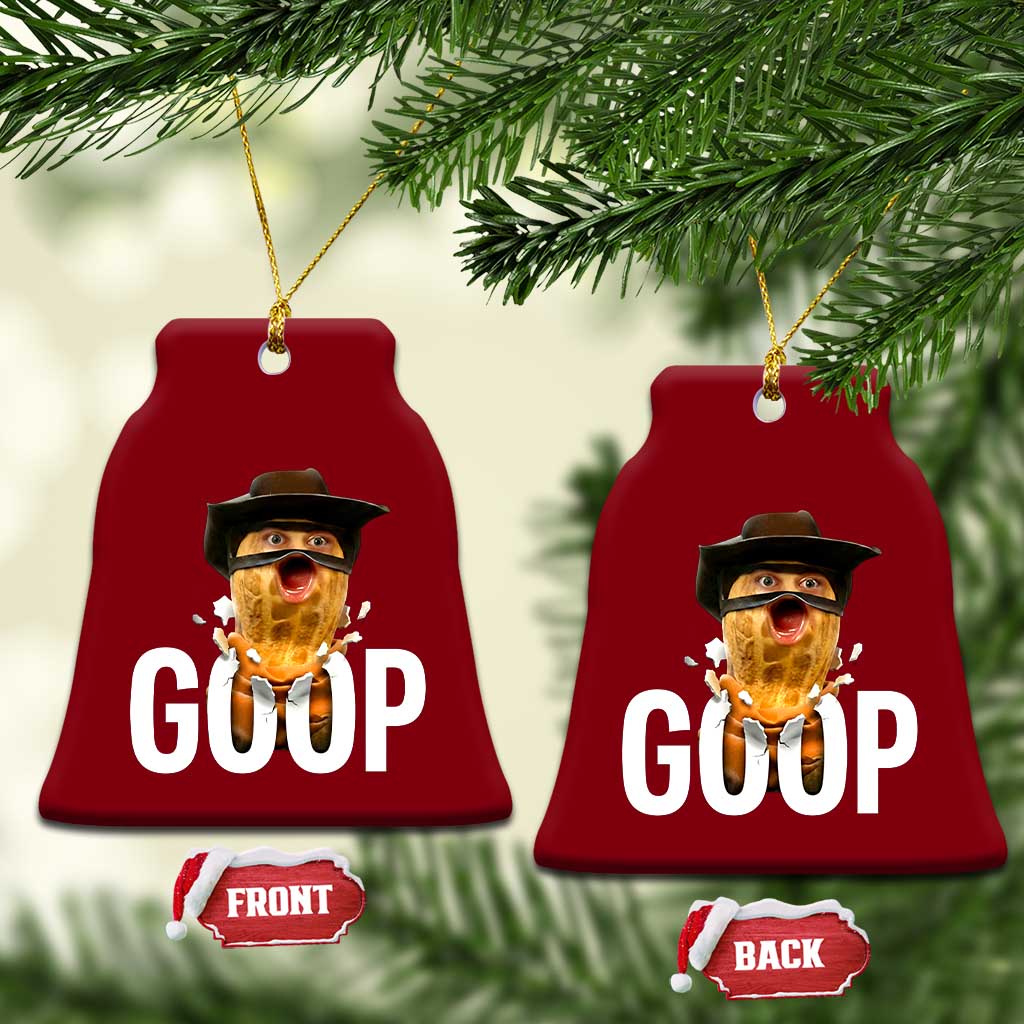 Goop Meme Explosion Ceramic Ornament Screaming Peanut Cowboy Brainrot Energy - Wonder Print Shop