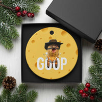 Goop Meme Explosion Ceramic Ornament Screaming Peanut Cowboy Brainrot Energy - Wonder Print Shop