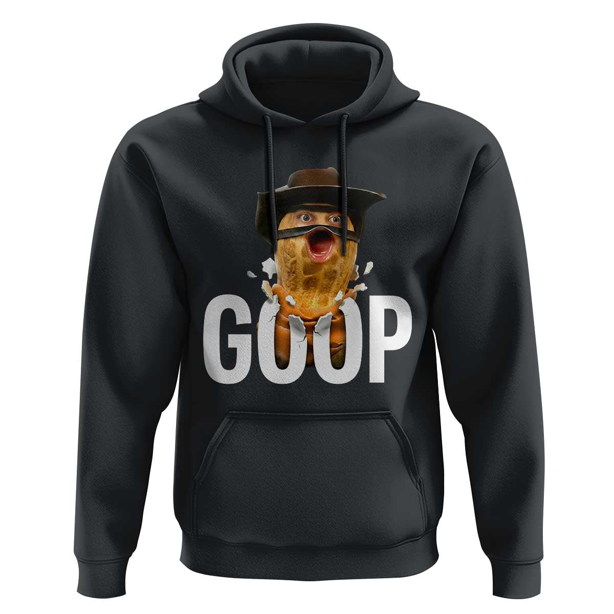 Goop Meme Explosion Hoodie Screaming Peanut Cowboy Brainrot Energy - Wonder Print Shop