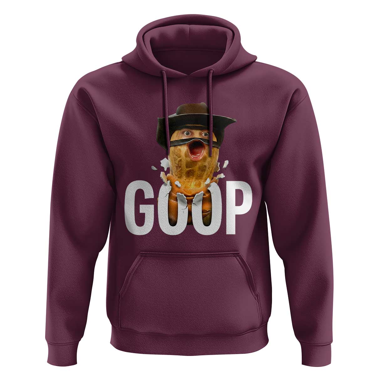 Goop Meme Explosion Hoodie Screaming Peanut Cowboy Brainrot Energy - Wonder Print Shop