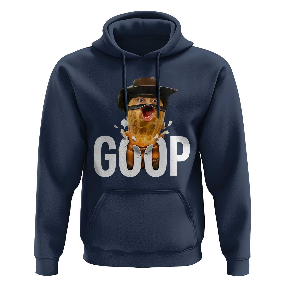 Goop Meme Explosion Hoodie Screaming Peanut Cowboy Brainrot Energy - Wonder Print Shop