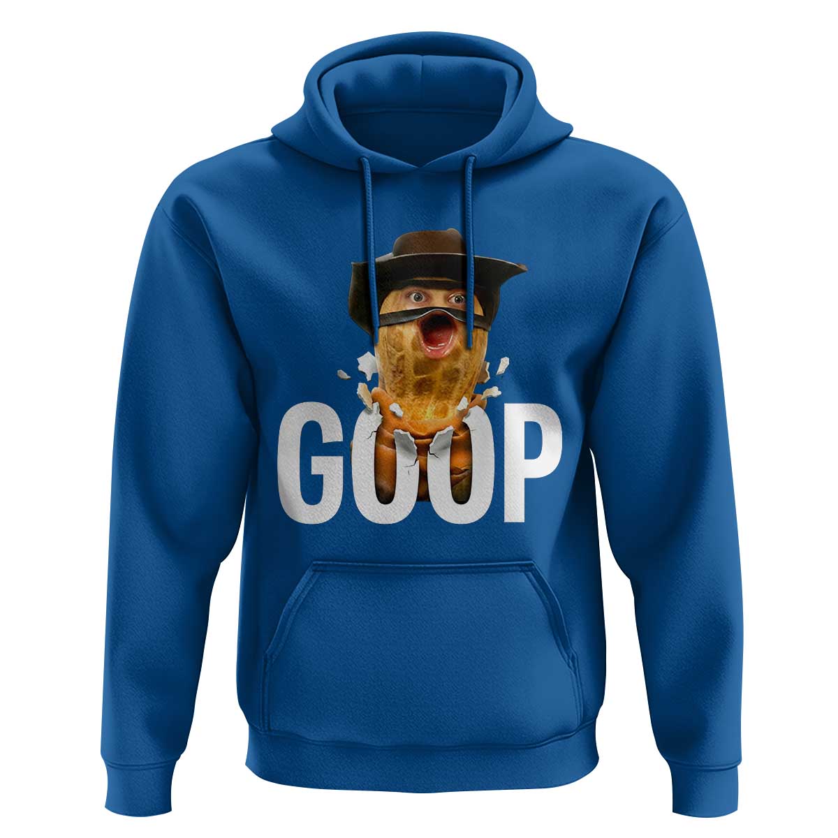 Goop Meme Explosion Hoodie Screaming Peanut Cowboy Brainrot Energy - Wonder Print Shop