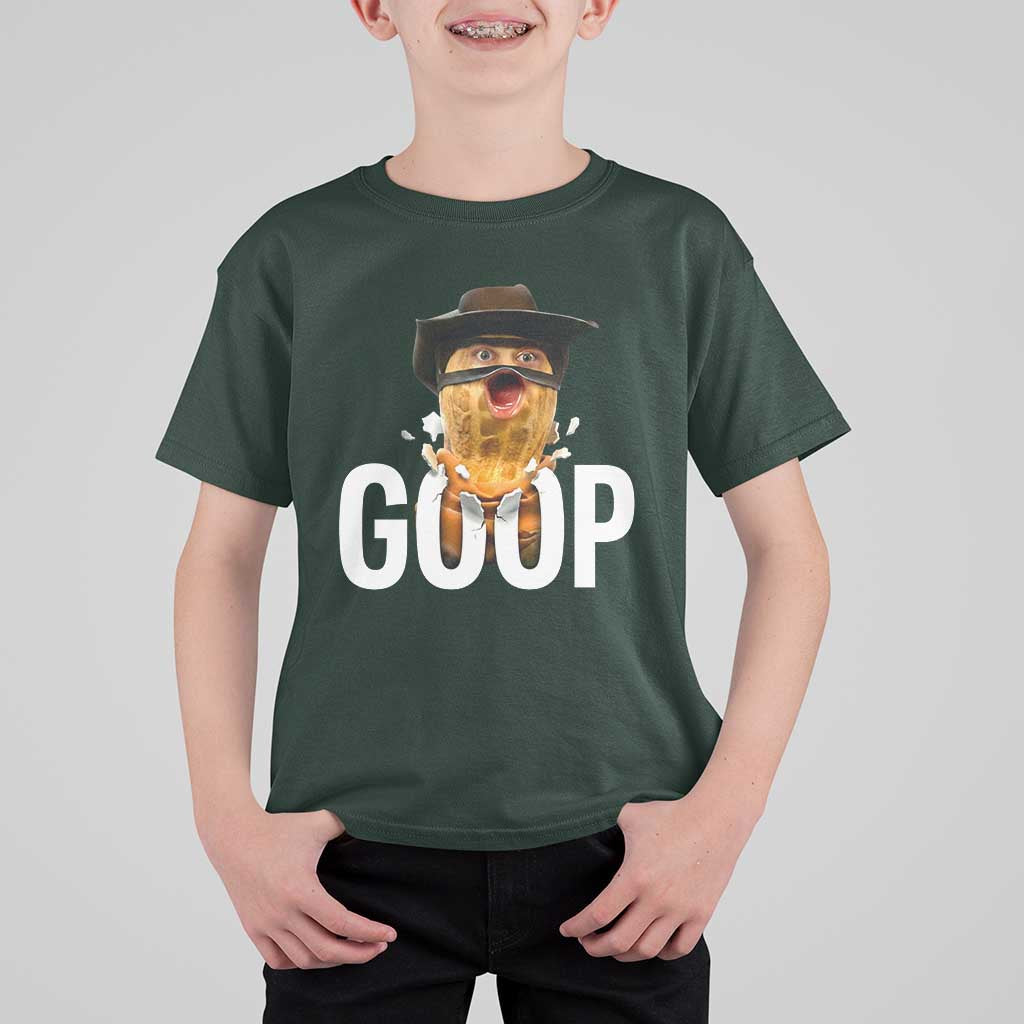 Goop Meme Explosion T Shirt For Kid Screaming Peanut Cowboy Brainrot Energy - Wonder Print Shop