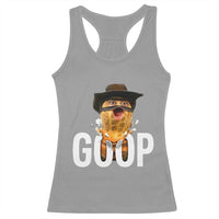 Goop Meme Explosion Racerback Tank Top Screaming Peanut Cowboy Brainrot Energy - Wonder Print Shop