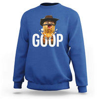 Goop Meme Explosion Sweatshirt Screaming Peanut Cowboy Brainrot Energy - Wonder Print Shop