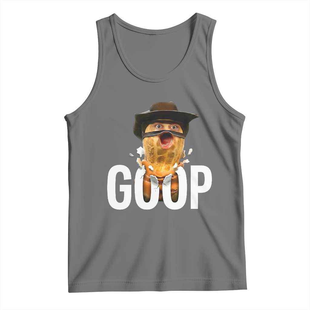 Goop Meme Explosion Tank Top Screaming Peanut Cowboy Brainrot Energy - Wonder Print Shop