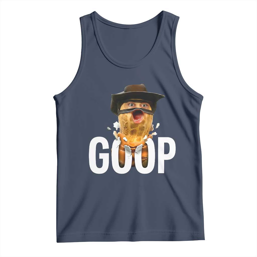 Goop Meme Explosion Tank Top Screaming Peanut Cowboy Brainrot Energy - Wonder Print Shop