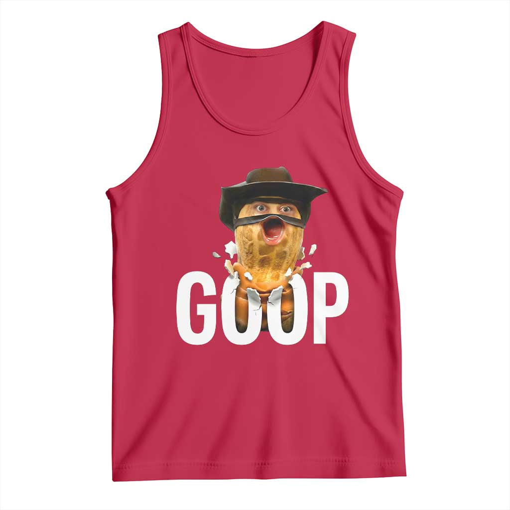 Goop Meme Explosion Tank Top Screaming Peanut Cowboy Brainrot Energy - Wonder Print Shop