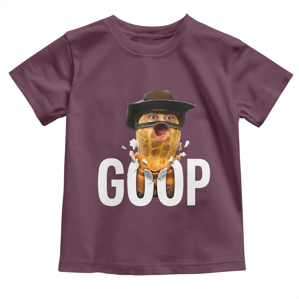 Goop Meme Explosion Toddler T Shirt Screaming Peanut Cowboy Brainrot Energy - Wonder Print Shop