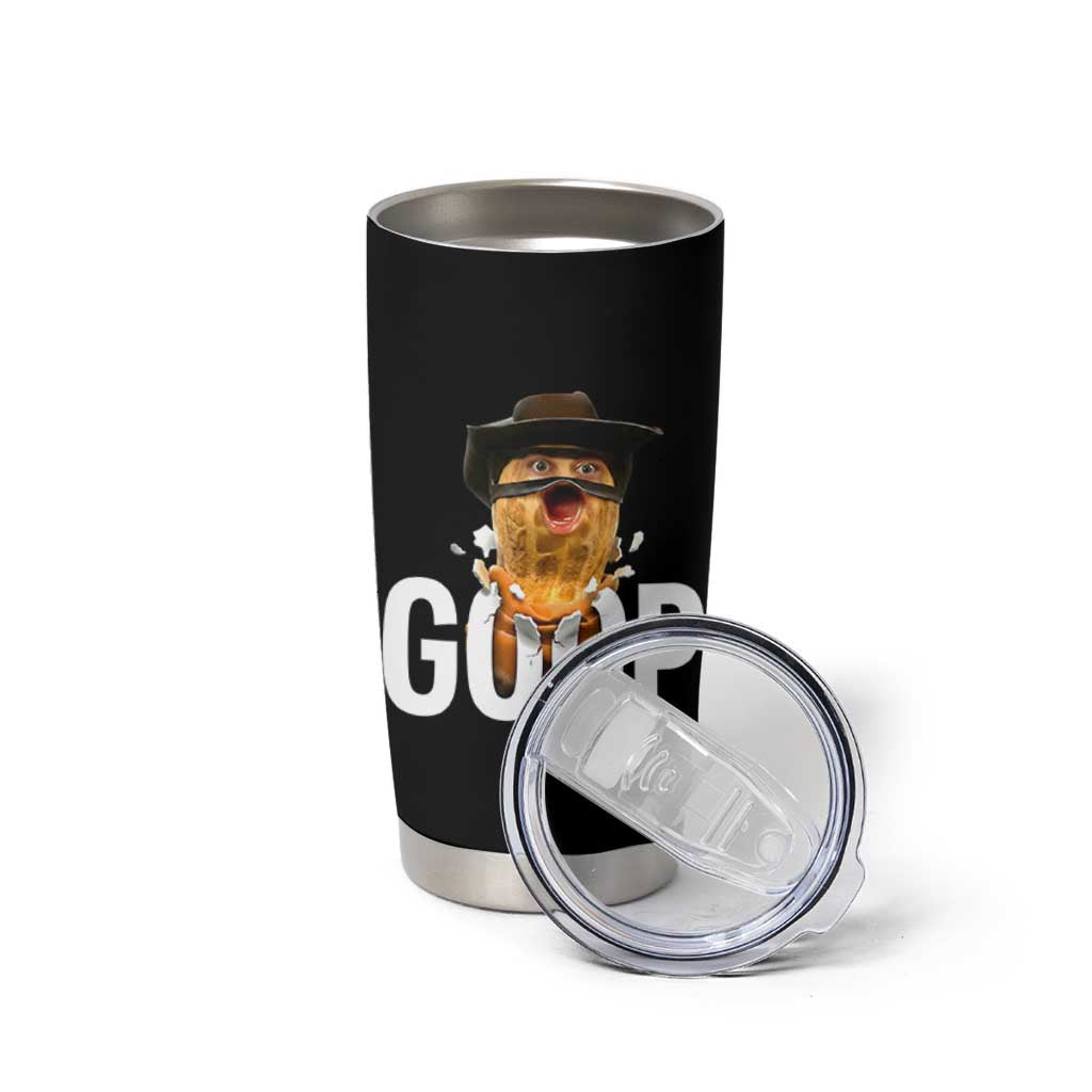 Goop Meme Explosion Tumbler Cup Screaming Peanut Cowboy Brainrot Energy - Wonder Print Shop