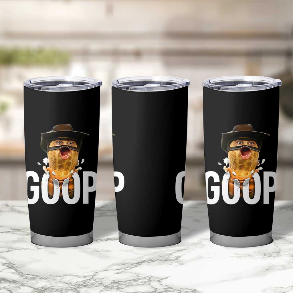 Goop Meme Explosion Tumbler Cup Screaming Peanut Cowboy Brainrot Energy - Wonder Print Shop