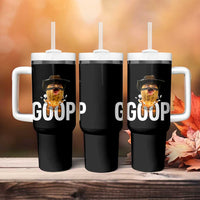 Goop Meme Explosion Tumbler With Handle Screaming Peanut Cowboy Brainrot Energy - Wonder Print Shop