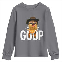 Goop Meme Explosion Youth Sweatshirt Screaming Peanut Cowboy Brainrot Energy - Wonder Print Shop