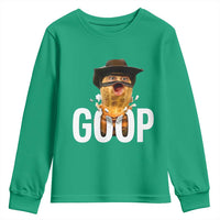Goop Meme Explosion Youth Sweatshirt Screaming Peanut Cowboy Brainrot Energy - Wonder Print Shop