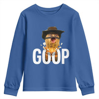 Goop Meme Explosion Youth Sweatshirt Screaming Peanut Cowboy Brainrot Energy - Wonder Print Shop