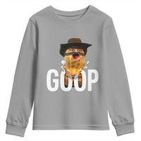 Goop Meme Explosion Youth Sweatshirt Screaming Peanut Cowboy Brainrot Energy - Wonder Print Shop