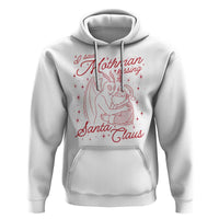 I Saw Mothman Kissing Santa Claus Hoodie Funny Cryptid Christmas Gag Gift - Wonder Print Shop