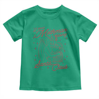 I Saw Mothman Kissing Santa Claus Toddler T Shirt Funny Cryptid Christmas Gag Gift - Wonder Print Shop