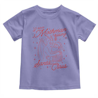 I Saw Mothman Kissing Santa Claus Toddler T Shirt Funny Cryptid Christmas Gag Gift - Wonder Print Shop