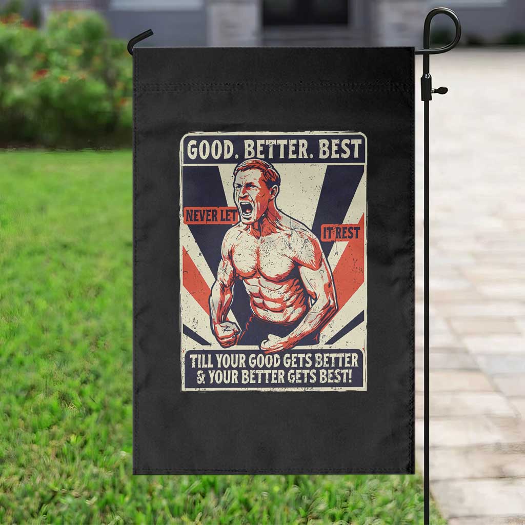Good Better Best Shirtless Ben Garden Flag Retro Funny Football Coach Meme Gift for Fans - Wonder Print Shop