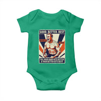 Good Better Best Shirtless Ben Baby Onesie Retro Funny Football Coach Meme Gift for Fans - Wonder Print Shop
