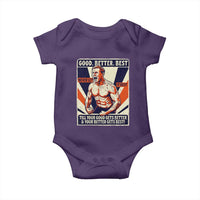 Good Better Best Shirtless Ben Baby Onesie Retro Funny Football Coach Meme Gift for Fans - Wonder Print Shop