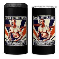 Good Better Best Shirtless Ben 4 in 1 Can Cooler Tumbler Retro Funny Football Coach Meme Gift for Fans - Wonder Print Shop