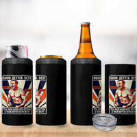 Good Better Best Shirtless Ben 4 in 1 Can Cooler Tumbler Retro Funny Football Coach Meme Gift for Fans - Wonder Print Shop