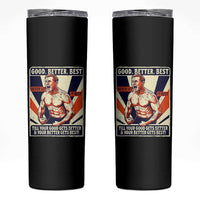 Good Better Best Shirtless Ben Skinny Tumbler Retro Funny Football Coach Meme Gift for Fans - Wonder Print Shop