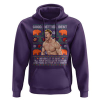Good Better Best Shirtless Ben Hoodie Funny Football Coach Meme Ugly Sweater Gift for Fans - Wonder Print Shop